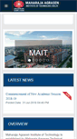 Mobile Screenshot of mait.ac.in